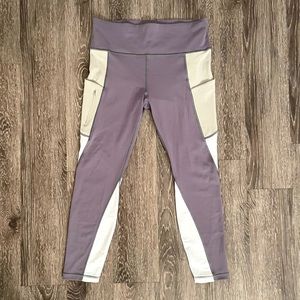 Athleta color block all in 7/8 leggings